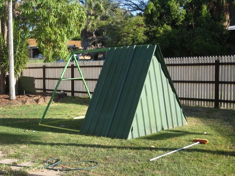 DIY Repurposed Swing Set Chicken Coop | The Owner-Builder Network