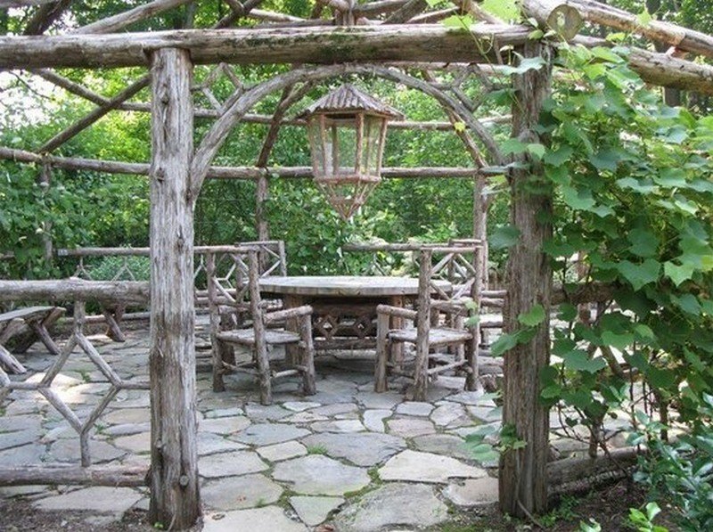 Rustic Garden Gazebo | The Owner-Builder Network