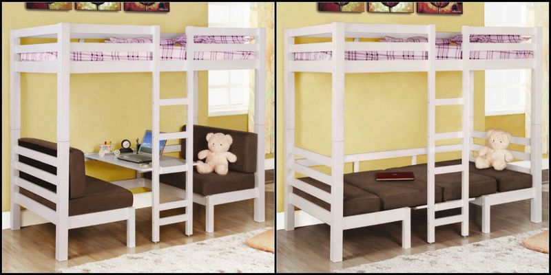 Pvc store loft bed