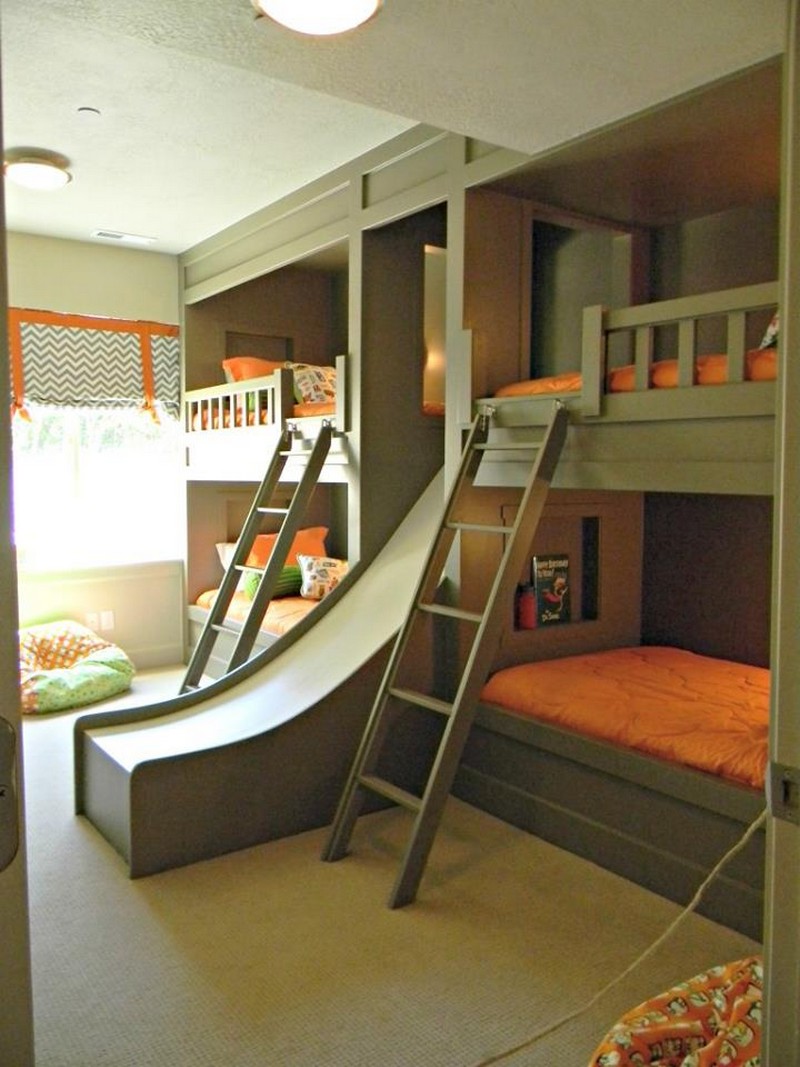 Deze leuke overgang op de muur laat het interieur helemaal tot ...