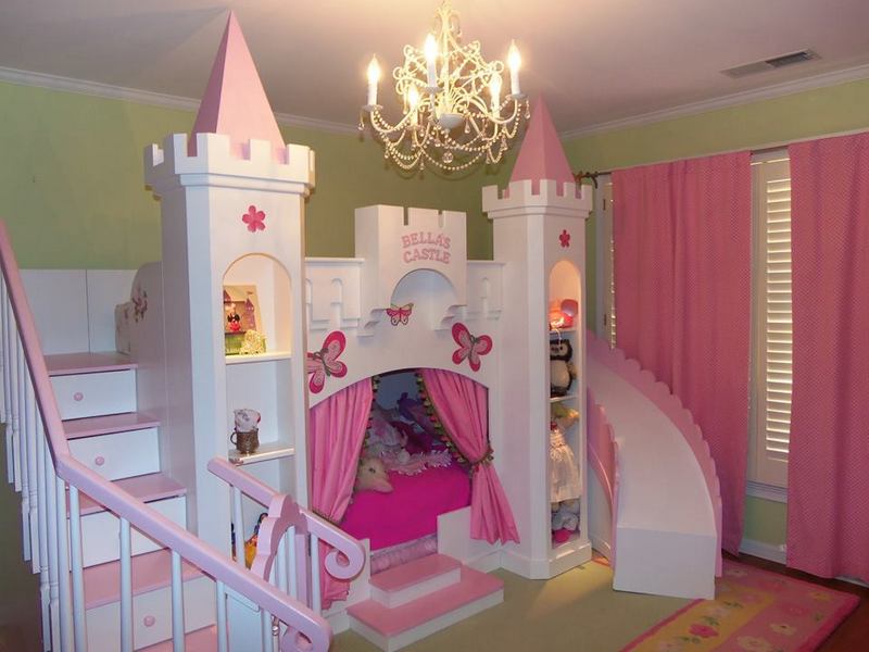 Hereâ€™s a bunk bed for all the princesses out there!