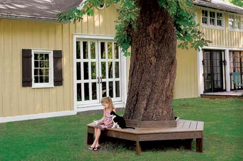 DIY Tree Bench | The Owner-Builder Network