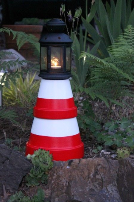 DIY Clay Pot Lighthouse | The Owner-Builder Network