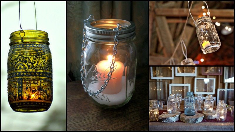 DIY Mason Jar Lanterns