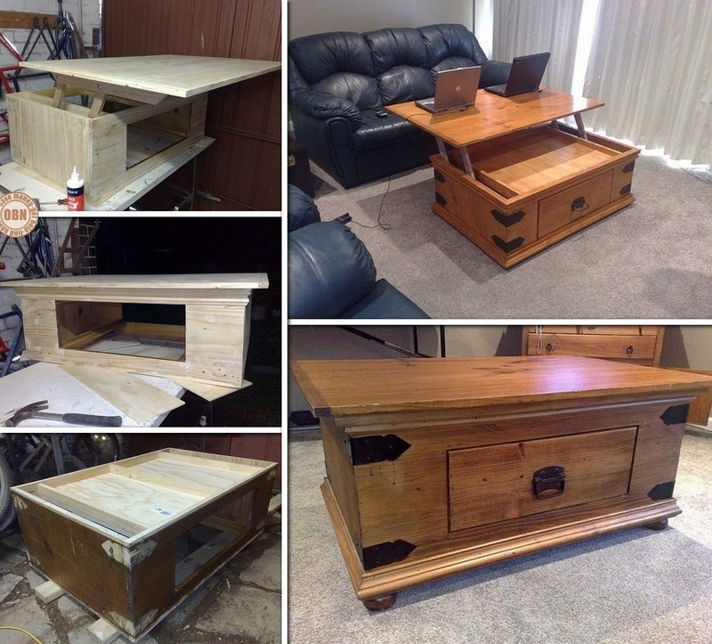 Plans To Build A Lift Top Coffee Table PDF Woodworking