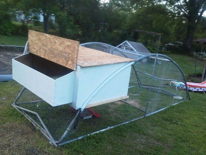 DIY Trampoline Chicken Coop | The Owner-Builder Network
