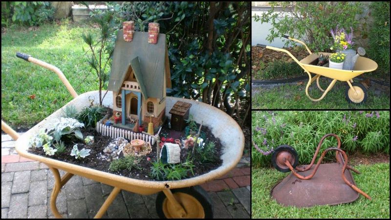 WheelbarrowFairyGarden