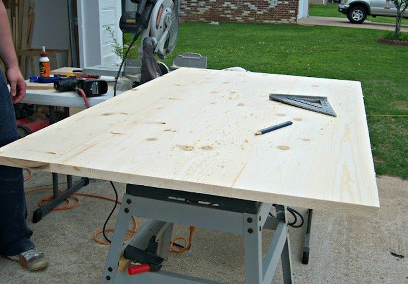 folding lego table diy