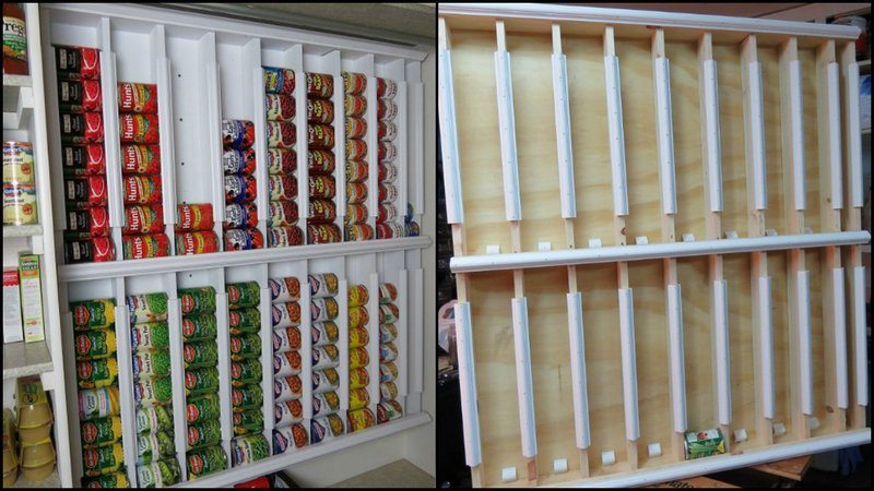 Can Rack, Can Storage Rack, Canned Food Storage Rack