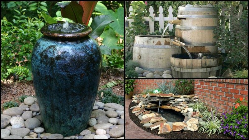 DIY Garden Fountains