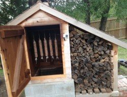 DIY Cedar Smokehouse