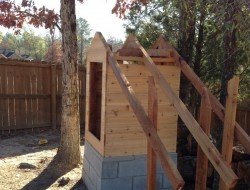 DIY Cedar Smokehouse