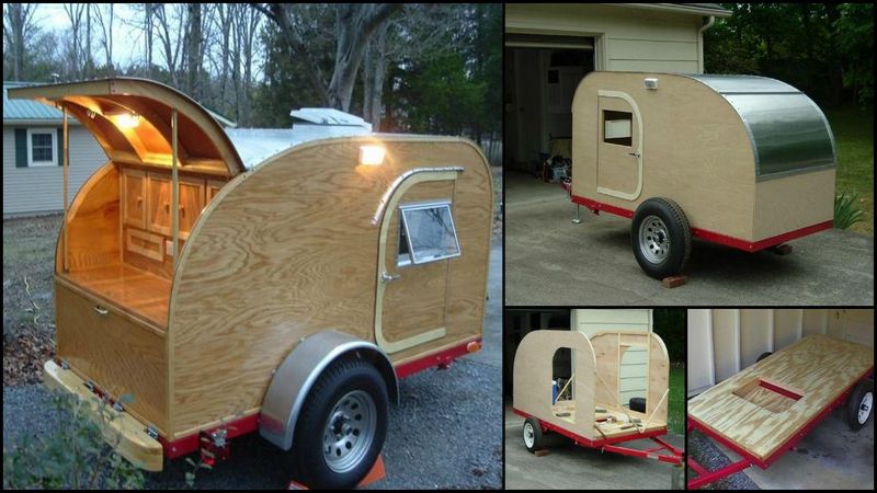 Build your own teardrop trailer from the ground up