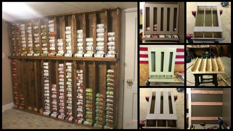 Rotating canned food system - diy 