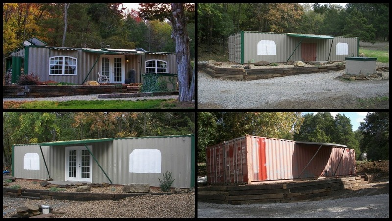 A home built from two shipping containers!