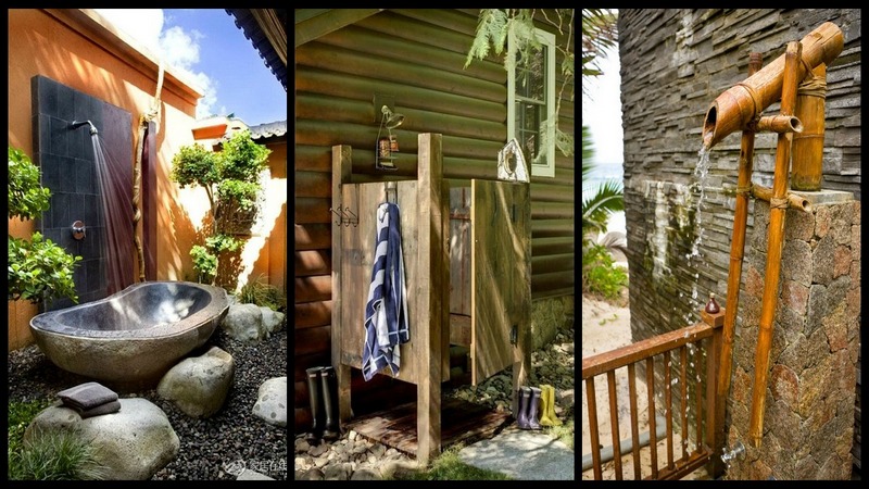 Outdoor Shower Co. Offers Wall Mount and Free-Standing Showers