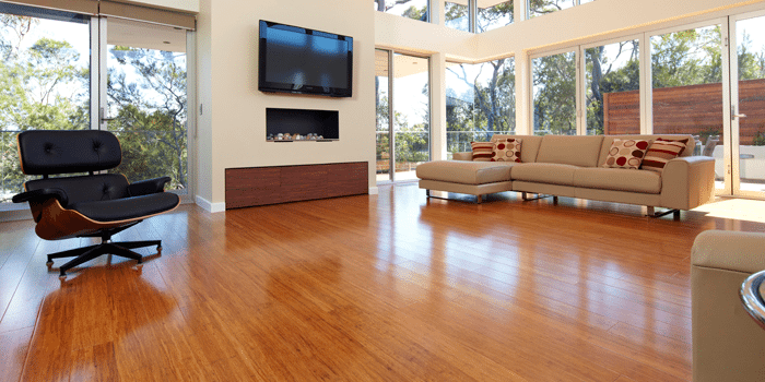 Bamboo flooring is very durable and available in a range of colours