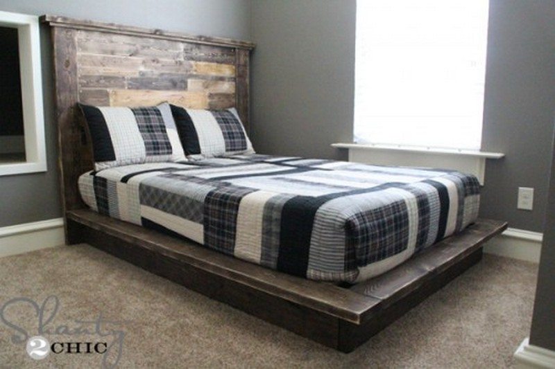 Easy DIY Platform Bed