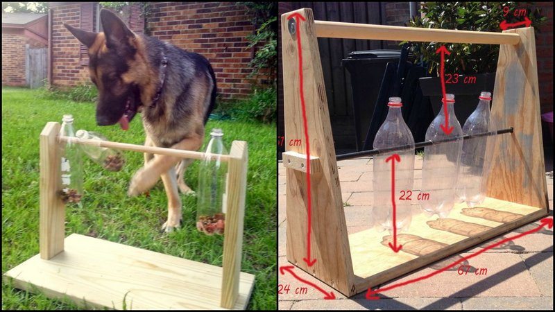 DIY Dog Treat Dispenser Toy