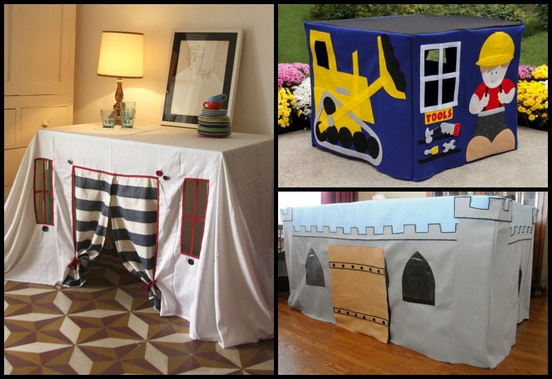 Tablecloth Fort Montage for Kids