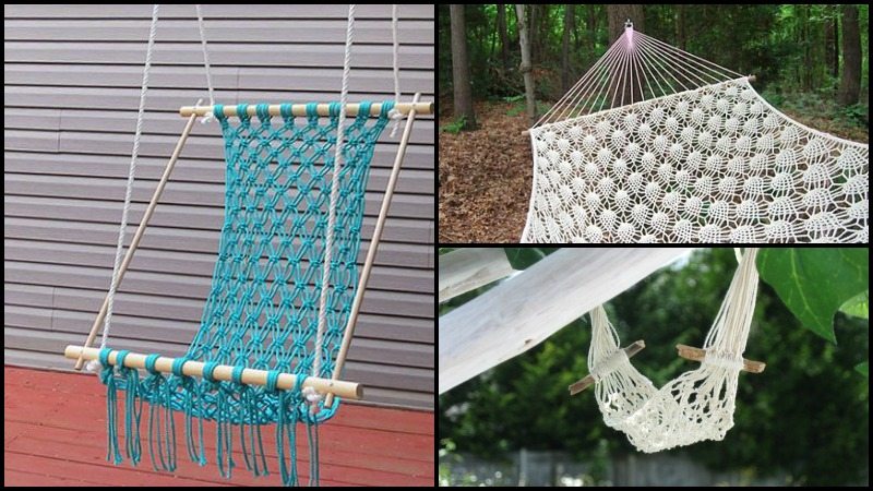 Crochet hammock 2025 chair pattern