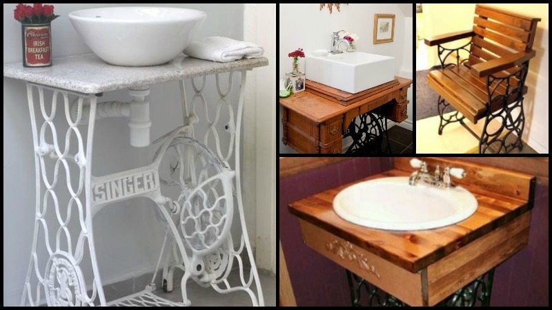 Reuse Old Sewing Machine Table Main Image