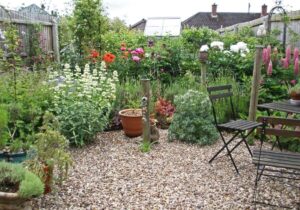 An image of a gravel garden for home use.