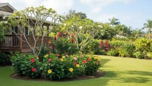 An image of Hawaiian flowers.