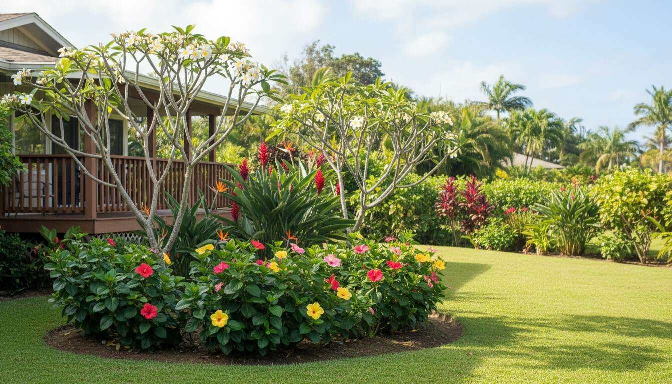 An image of Hawaiian flowers.