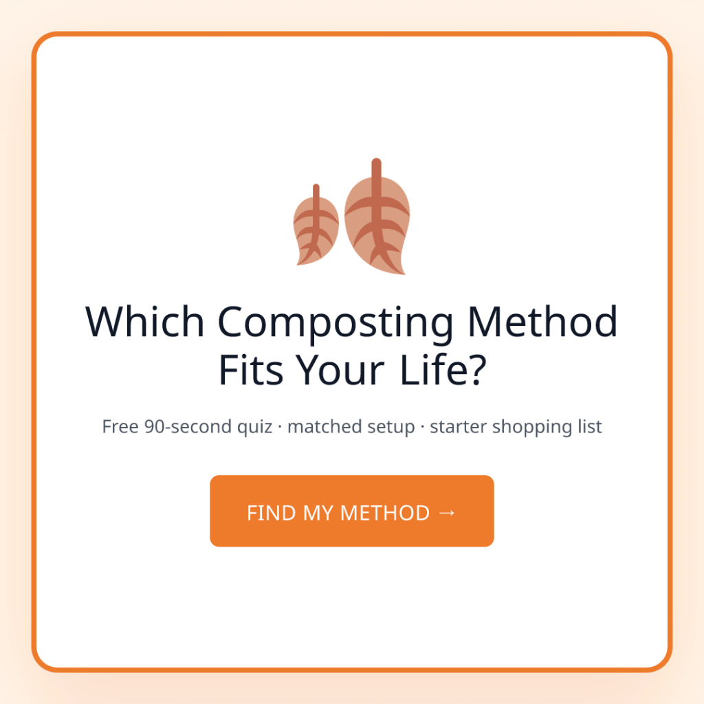 Composting for Beginners: Which Method Actually Fits Your Life?