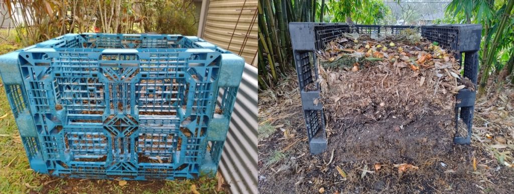 A simple, cheap composting system.