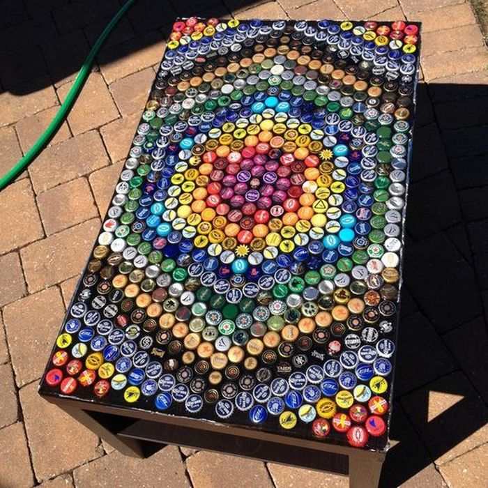 Stylish DIY Bottle Cap Table: Affordable 9-Step Furniture – Your ...