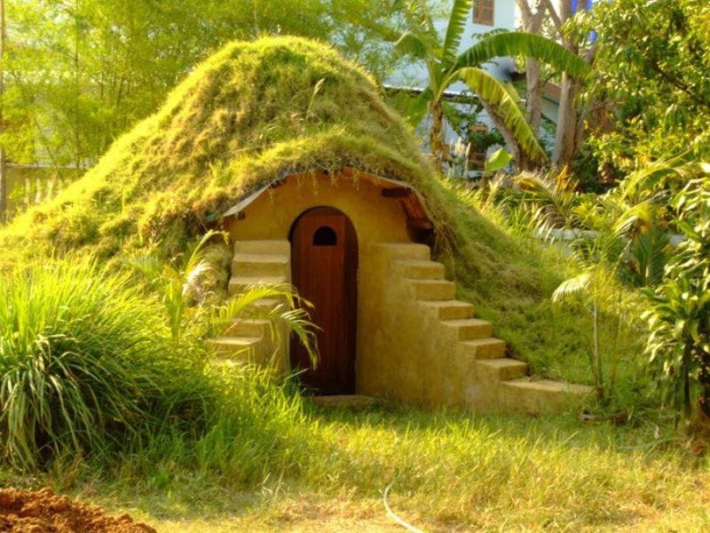Earthbag Dome Home