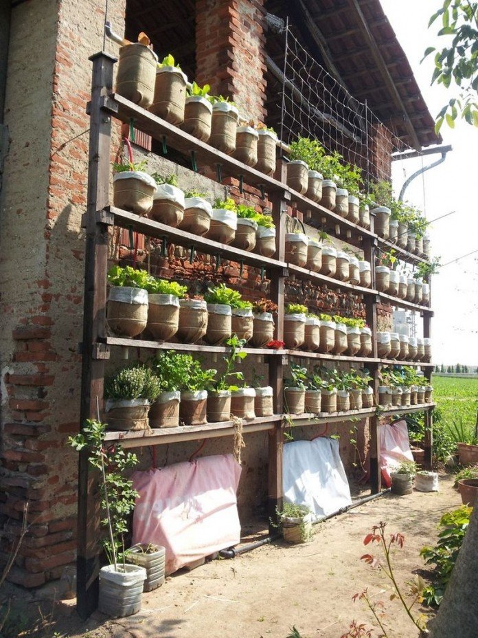 DIY Self Watering Garden