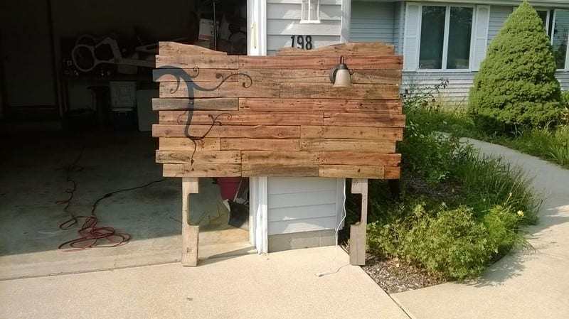 Headboard Pallet
