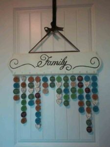DIY Hanging Birthday Calendar