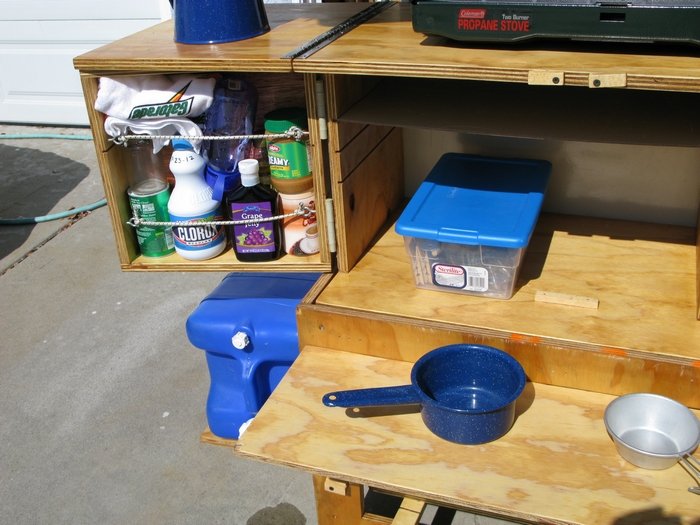 DIY Potable Camp Kitchen