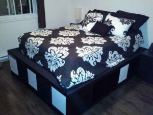 DIY Bookshelf Bed