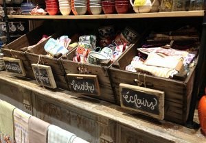 DIY mobile kitchen island with wooden crate storage