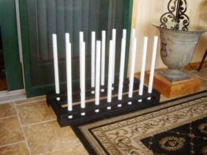 DIY Boot Rack