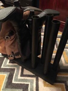 DIY Boot Rack