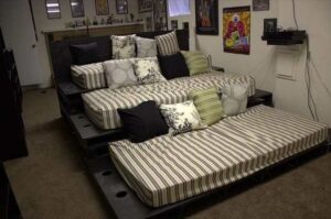 Pallet Home Theater Seating