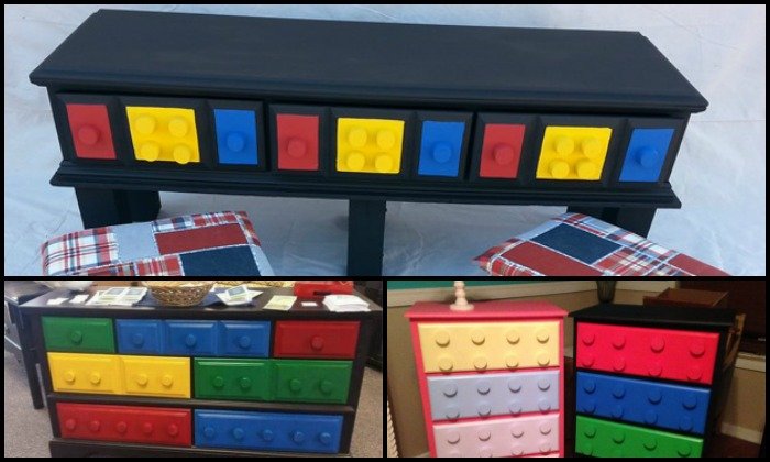 DIY Lego Themed Dresser