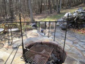Fire Pit with Cooking Grill