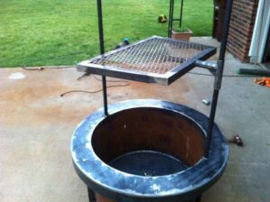 Fire Pit with Cooking Grill