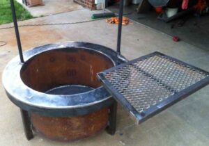 Fire Pit with Cooking Grill