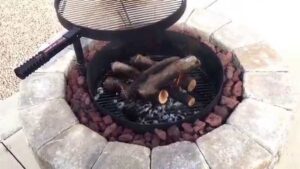 Fire Pit with Cooking Grill