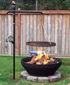 Fire Pit with Cooking Grill