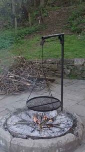 Fire Pit with Cooking Grill