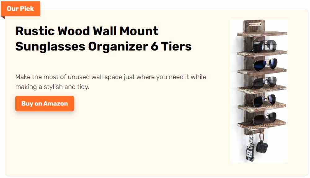 Cool Sunglass Rack: 7-Step DIY Project – Your Projects@OBN